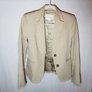 Banana Republic Tan Blazer Double button